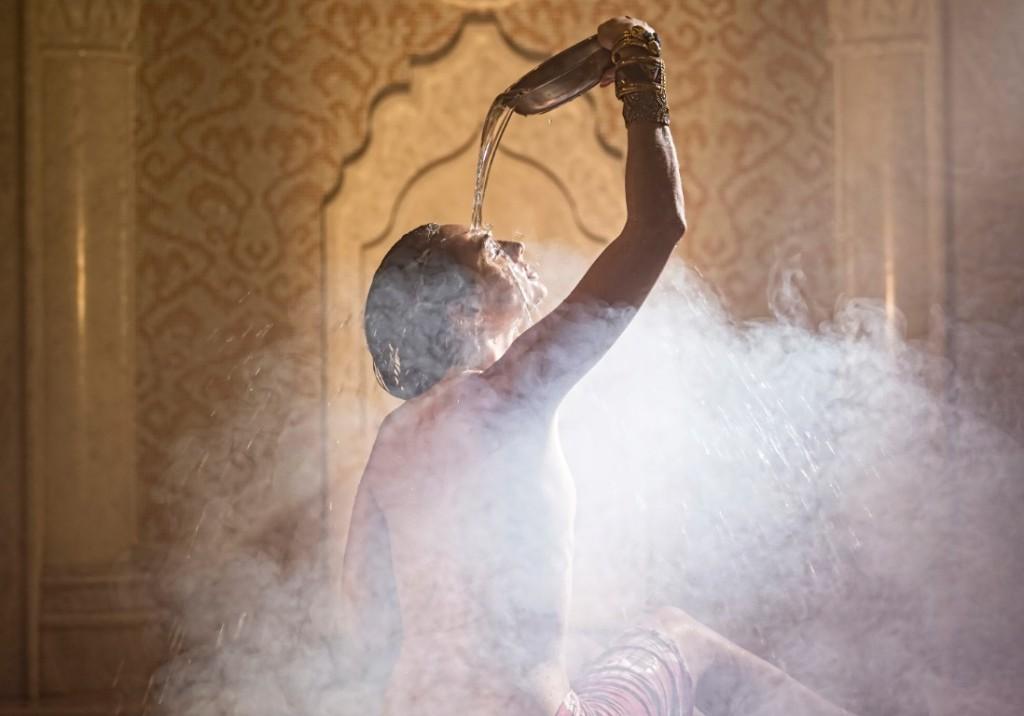 Ambiance spa : bougies, pierres et linge